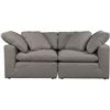 Image 1 : BNIB - Moe's - 2pc Terra Condo Modular Set - Includes 2 Corner Chairs (2x YJ-1012-29) - Light Grey -