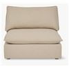Image 1 : BNIB - Sundays - Chill Time Armless Chair Biscuit Modular - MSRP $1,220 - CHA-YJ-013-021 - 42" W x 4