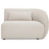 Image 1 : BNIB - Moe's - Amelia Right Arm Facing Chair Warm White Modular - MSRP $2,099 - FO-1011-18 - 50.25" 