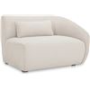 Image 2 : BNIB - Moe's - Amelia Right Arm Facing Chair Warm White Modular - MSRP $2,099 - FO-1011-18 - 50.25" 