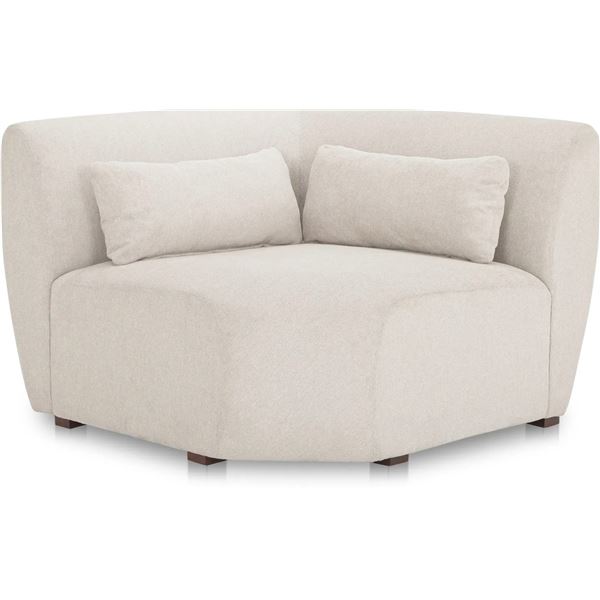 BNIB - Moe's - Amelia Modular Corner Chair Warm White - MSRP $2,249.00 - FO-1013-18 - 45.5" W x 45.5