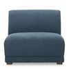Image 1 : BNIB - Moe's - Fraser Modular Slipper Chair Deep Blue - MSRP $1,649 - FO-1036-19 - 35.4"W x 36.6"D x