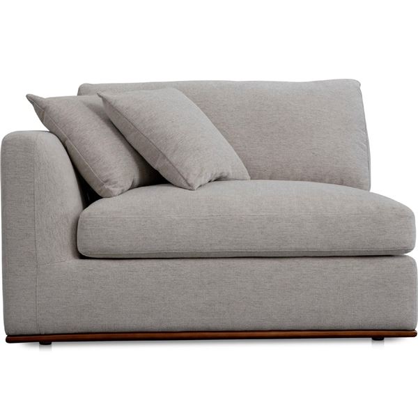BNIB - Moes - Rue Modular - Left Arm Facing Chair - Flecked Grey - MSRP $2,099 - MO-1007-29 - 47.6" 