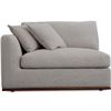 Image 1 : BNIB - Moes - Rue Modular - Left Arm Facing Chair - Flecked Grey - MSRP $2,099 - MO-1007-29 - 47.6" 