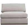 Image 1 : BNIB - Moes - Rue Modular - Slipper Chair - Flecked Grey - MSRP $1,549 - MO-1009-29 - 38.6" W x 41"