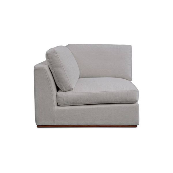 BNIB - Moes - Rue Modular - Corner Chair - Flecked Grey - MSRP $2,199 - MO-1010-29 - 40.6" W x 40.6"