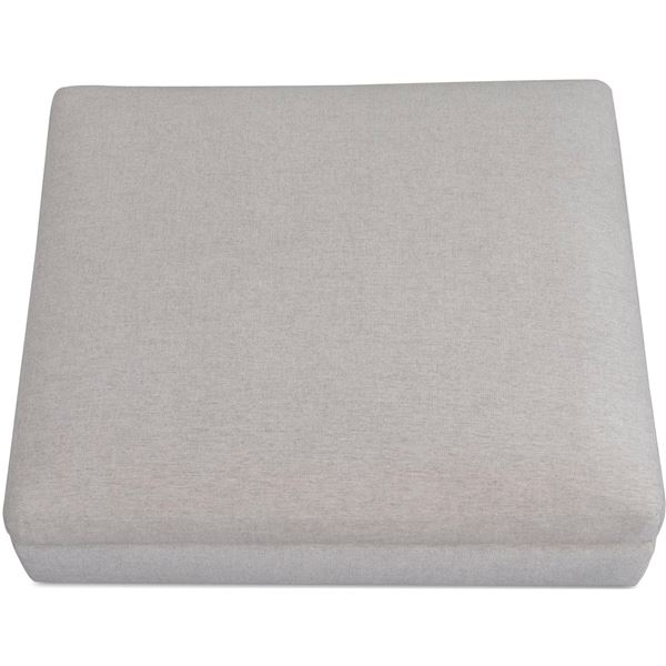 BNIB - Moes - Rue Modular - Ottoman - Flecked Grey - MSRP $1,249 - MO-1011-29 - 47.6" W x 40.8" D x 