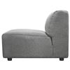 Image 3 : BNIB - Moes - Lyric Modular - Slipper Chair - Grey - MSRP $729 - MT-1024-15 - 32" W x 39" D x 29" H