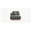 Image 2 : BNIB - Sundays Sunny Days Modular Outdoor Chaise Left Facing - Pepper - MSRP $4,475 - Item # OUT-MO-