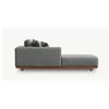 Image 3 : BNIB - Sundays Sunny Days Modular Outdoor Chaise Left Facing - Pepper - MSRP $4,475 - Item # OUT-MO-