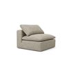 Image 1 : BNIB - Sundays Movie Night Modular Outdoor Armless Chair, Large - Grain - MSRP $2,656 - Item # OUT-M