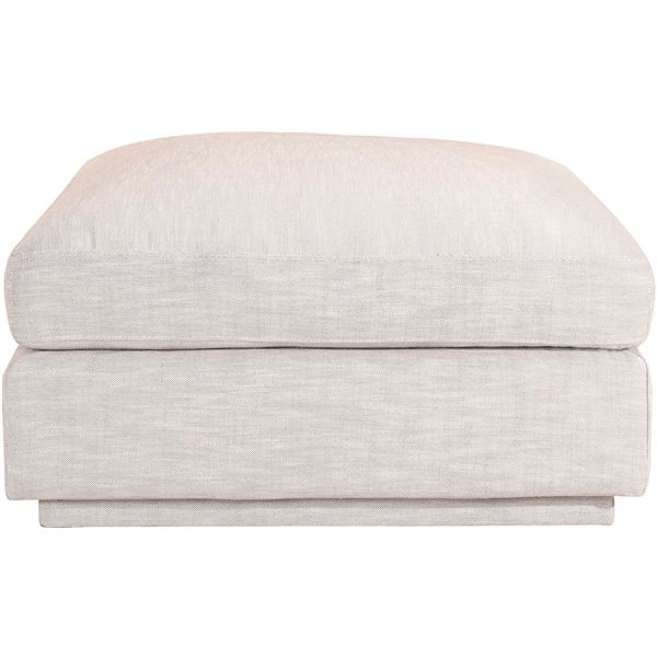 BNIB - Moe's - Justin Modular Ottoman - Taupe - MSRP $929 - Item # RN-1101-39 - 38" W - 36" D - 22" 