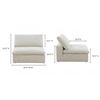 Image 7 : BNIB - Moes Clay Slipper Chair - Coastside Sand - MSRP $1999 - YJ-1001-49 - 44.5"W x 44.5"D x 34"H