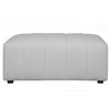 Image 2 : BNIB - Moes - Lyric Modular - Ottoman - Oatmeal - MSRP $729 - MT-1026-34 - 41" W x 39" D x 17" H