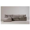 Image 8 : BNIB - Moes Clay Slipper Chair - Light Grey - MSRP $1849 - YJ-1001-29 - 44.5"W x 44.5"D x 32.5"H