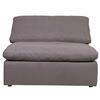 Image 2 : BNIB - Moes Clay Slipper Chair - Light Grey - MSRP $1849 - YJ-1001-29 - 44.5"W x 44.5"D x 32.5"H