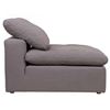 Image 3 : BNIB - Moes Clay Slipper Chair - Light Grey - MSRP $1849 - YJ-1001-29 - 44.5"W x 44.5"D x 32.5"H