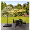 Image 6 : BNIB - CorLiving 9.5-ft UV-Resistant Offset Patio Umbrella in Yellow PPU-411-U MSRP $299