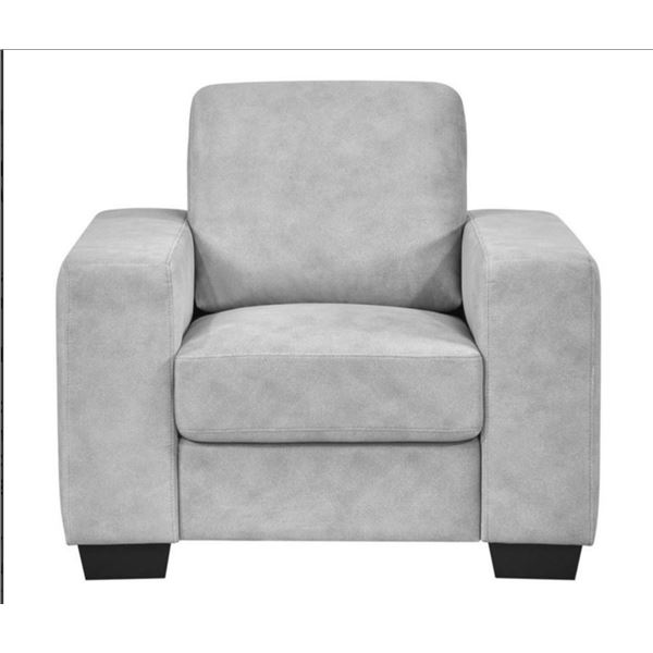 BNIB - Mazin Furniture - Silver Chair - 99088LGY-1