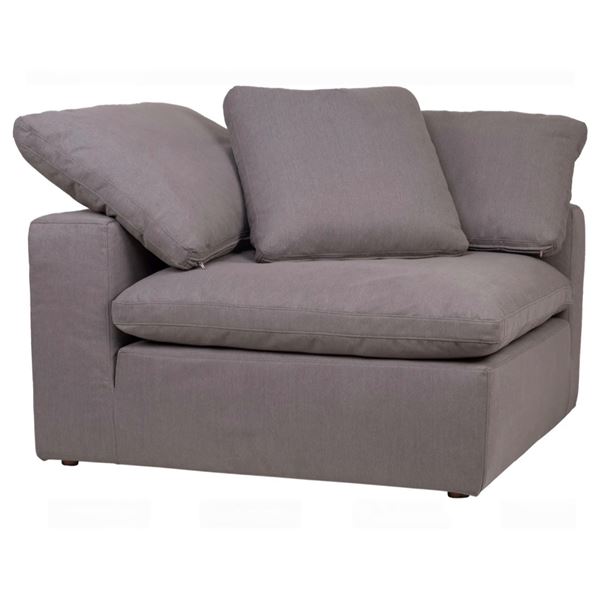 BNIB - Moe's - Clay Modular - Light Grey (Corner Chair) - YJ-1000-29 - LiveSmart Fabric