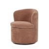 Image 2 : BNIB - Moe's - Set of 2 - Dane Swivel Dining Chair (Heritage Pink) -  OA-1074-33