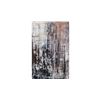 Image 1 : New Abstract Dark Mixed Wool Area Rug - 78" x 116"