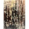 Image 3 : New Abstract Dark Mixed Wool Area Rug - 78" x 116"