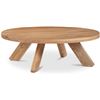 Image 2 : BNIB - Moe's - Alden Coffee Table in Natural Oak - MSRP $2,299.00 - BC-1154-24 - 50" W x 50" D x 16.