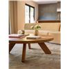 Image 4 : BNIB - Moe's - Alden Coffee Table in Natural Oak - MSRP $2,299.00 - BC-1154-24 - 50" W x 50" D x 16.