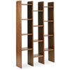 Image 4 : BNIB - Moe's - Orson Bookcase - Brown - MSRP $2,199.00 - BZ-1158-03 - 43.31" W x 11.81" D x 68.9" H