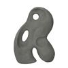 Image 4 : BNIB - Moe's - Dara Ecomix Sculpture - Charcoal - MSRP $201.00 - DD-1055-07 - 12.5" W x 5" D x 18" H