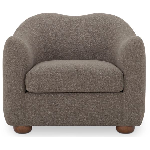 BNIB - Moe's - Bria Accent Chair, Brown - $1,599.00 - FO-1023-20 - 34.6"W x 33.5"D x 29.6"H