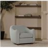 Image 2 : BNIB - Moe's - Bria Accent Chair, Light Blue - $1,599.00 - FO-1023-45 - 34.6"W x 33.5"D x 29.6"H