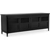 Image 2 : BNIB - Moe's - Henry Metal Media Unit, Black - $2,549.00 - GK-1143-02 - 65"W x 19"D x 25"H
