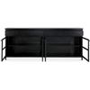 Image 3 : BNIB - Moe's - Henry Metal Sideboard, Black - $3,549.00 - GK-1141-02 - 95"W x 16"D x 39.5"H