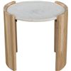 Image 2 : BNIB - Moe's - Dala Side Table - $759.00 - JD-1038-18-0 - 20.0” W x 18.5” D x 18.5