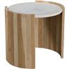 Image 3 : BNIB - Moe's - Dala Side Table - $759.00 - JD-1038-18-0 - 20.0” W x 18.5” D x 18.5