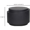 Image 3 : BNIB - Moe's - Cosmo Outdoor Accent Table, Black - $939.00 - JK-1016-02 - 25"W x 25"D x 17.5"H