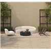 Image 2 : BNIB - Moe's - Cosmo Outdoor Accent Table, Black - $939.00 - JK-1016-02 - 25"W x 25"D x 17.5"H