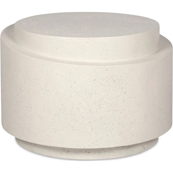BNIB - Moe's - Cosmo Outdoor Accent Table, Off-White - $939.00 - JK-1016-18 - 25"W x 25"D x 17.5"H