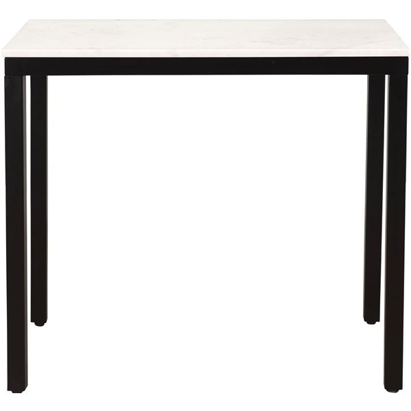 BNIB - Moe's - Parson Mini Desk, White Marble - $769.00 - KY-1025-02-0 - 34"W x 20"D x 30"H