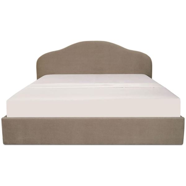 BNIB - Moe's - Maggie Storage Bed (King), Taupe - $2,799.00 - RN-1162-39-0 - 87.99"W x 87.60"D x 45.