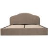 Image 4 : BNIB - Moe's - Maggie Storage Bed (Queen), Taupe - $2,549.00 - RN-1163-39-0 - 72.24"W x 87.60"D x 45