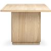 Image 3 : BNIB - Moe's - Round Off Dining Table (Small), Oak - $2,649.00 - YR-1009-24-0 - 88"W x 39"D x 29"H
