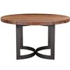 Image 2 : BNIB - Moe's - Bent Dining Table (Round - Smoked) - $2,949.00 - VE-1106-03-0 - 54"W x 54"D x 30"H
