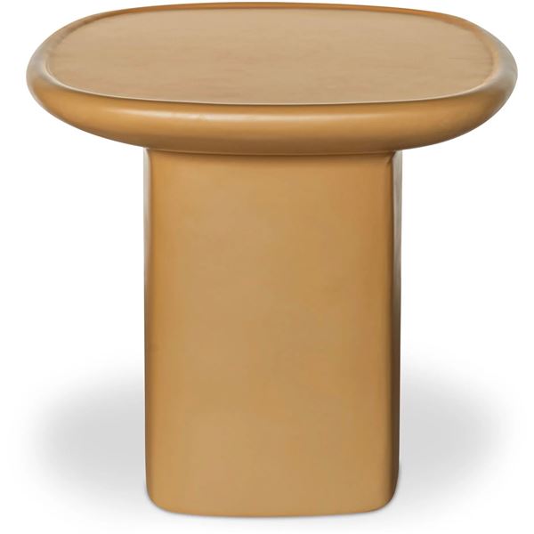 BNIB - Moe's - Manon Outdoor Side Table - Deep Yellow - $939.00 - VH-1023-09 - 22" W x 22" D x 19.5"