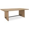 Image 2 : BNIB - Moe's - Madison Dining Table (Natural) - $2,949.00 - VL-1107-24-0 - 82" W x 42" D x 30" H