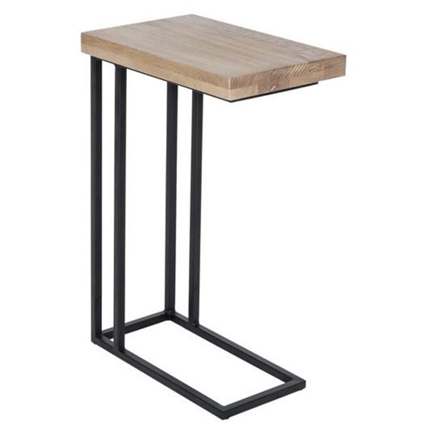 BNIB - Moe's - Mila C-Shape Side Table - $469 MSRP - YC-1005-24 - 16.5" W x 10" D x 23.5" H