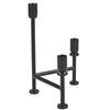 Image 2 : BNIB - Moe's - Cicero Candle Holder - Black - MSRP $189.00 - Item # QJ-1029-02 - 9" W x 6" D x 11" H