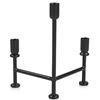 Image 3 : BNIB - Moe's - Cicero Candle Holder - Black - MSRP $189.00 - Item # QJ-1029-02 - 9" W x 6" D x 11" H